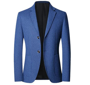 Blazer Masculino em Algodão Luzatti LZ030, caimento estruturado, tecido respirável e design versátil para um visual sofisticado.