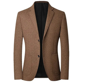 Blazer Masculino em Algodão Luzatti LZ030, caimento estruturado, tecido respirável e design versátil para um visual sofisticado.