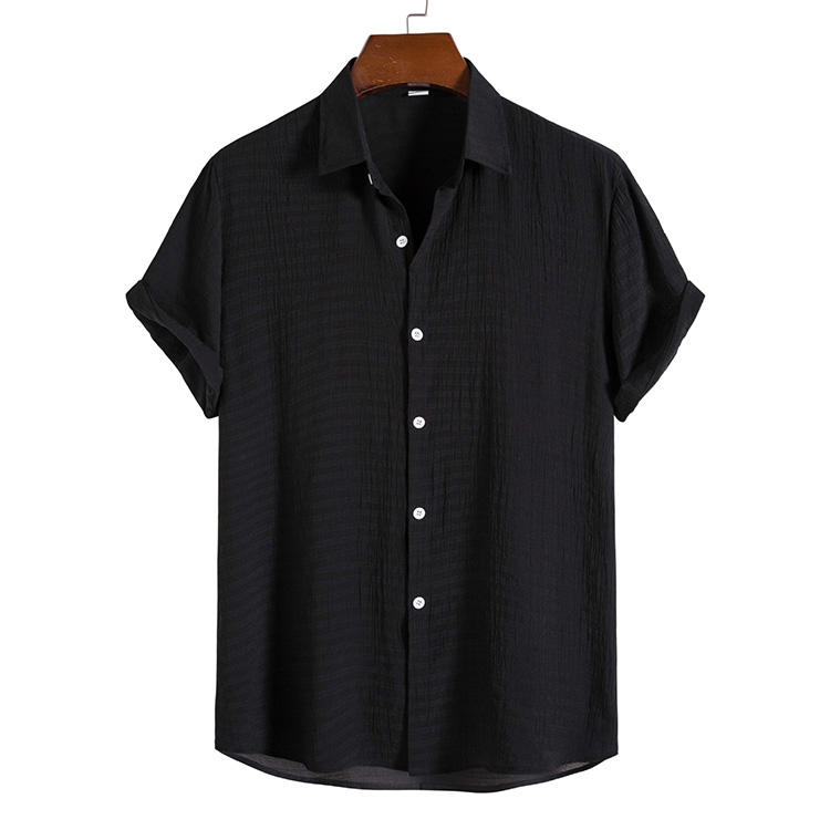 Camisa Masculina em Linho Luzatti LZ383, tecido leve e respirável, modelagem clássica, design minimalista e sofisticado para um visual versátil.