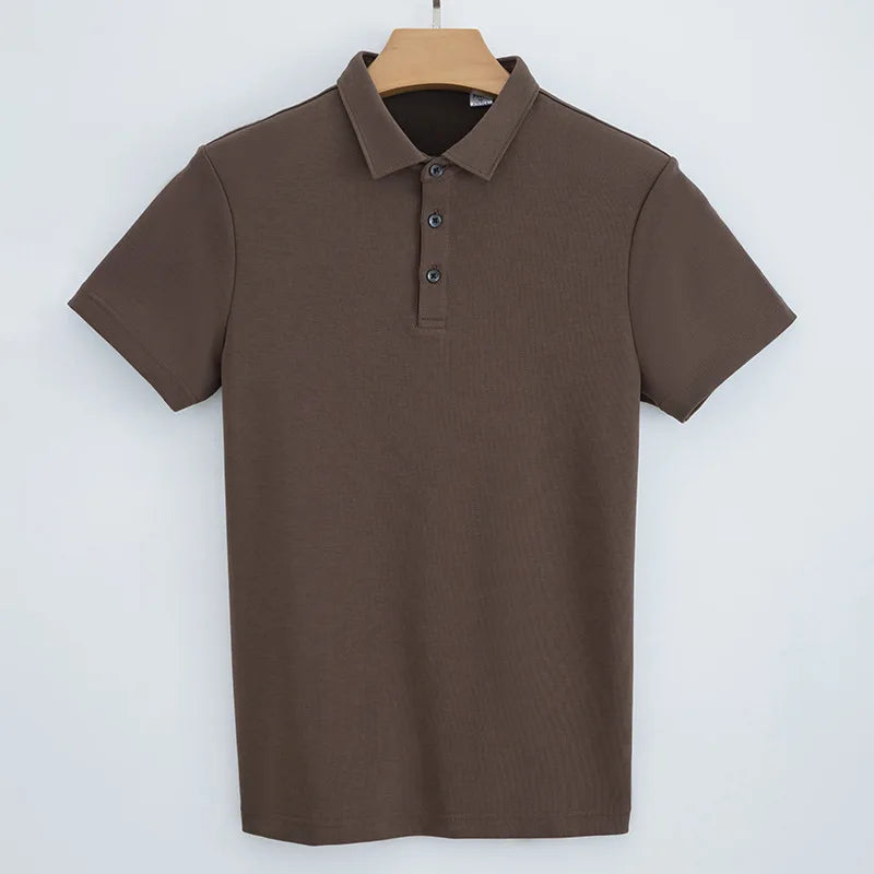 Camisa Polo Masculina Luzatti LZ006, modelagem clássica, tecido premium e acabamento sofisticado para um visual elegante e confortável.