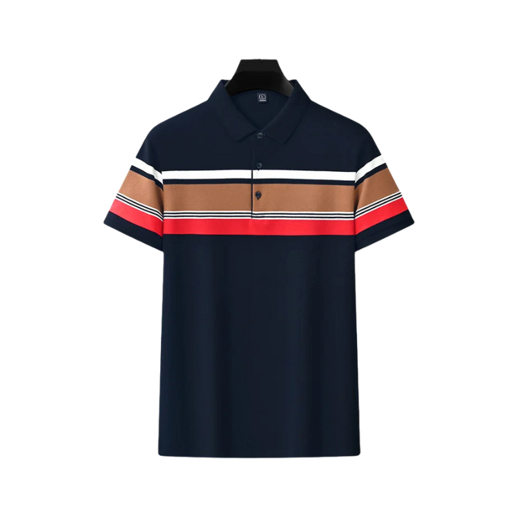 Camisa Polo Masculina Luzatti LZ026, modelagem clássica, tecido premium e bordado sofisticado para um visual elegante e versátil.