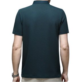 Camisa Polo Masculina Premium Luzatti LZ024, modelagem clássica, tecido respirável e lapela estruturada para um visual sofisticado.