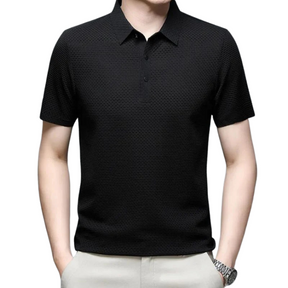 Camisa Polo Masculina Premium Luzatti LZ024, modelagem clássica, tecido respirável e lapela estruturada para um visual sofisticado.