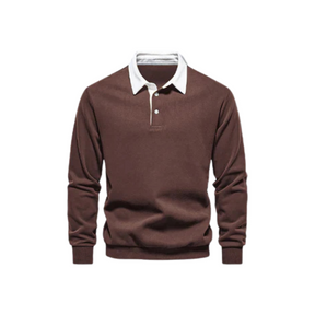 Suéter Masculino Gola Polo Luzatti LZ021, tecido premium, modelagem confortável e design refinado para um visual elegante e sofisticado.