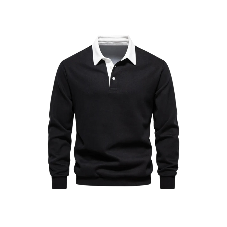 Suéter Masculino Gola Polo Luzatti LZ021, tecido premium, modelagem confortável e design refinado para um visual elegante e sofisticado.